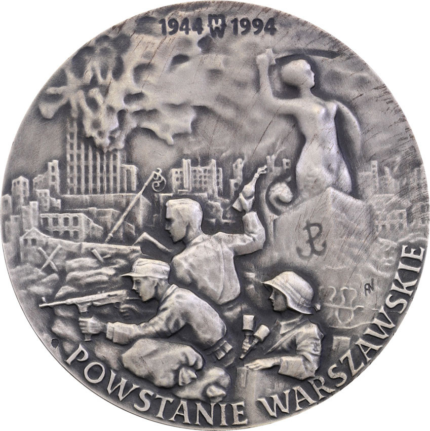 Polska. Medal 1994 MW Antoni Chruścieli, SREBRO - Mennica Warszawa